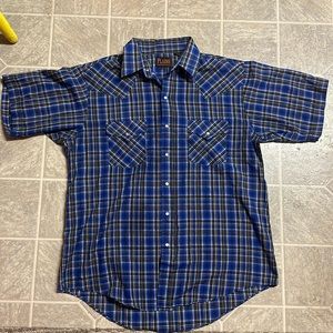 Men's Large Pearl Snap Western Wear